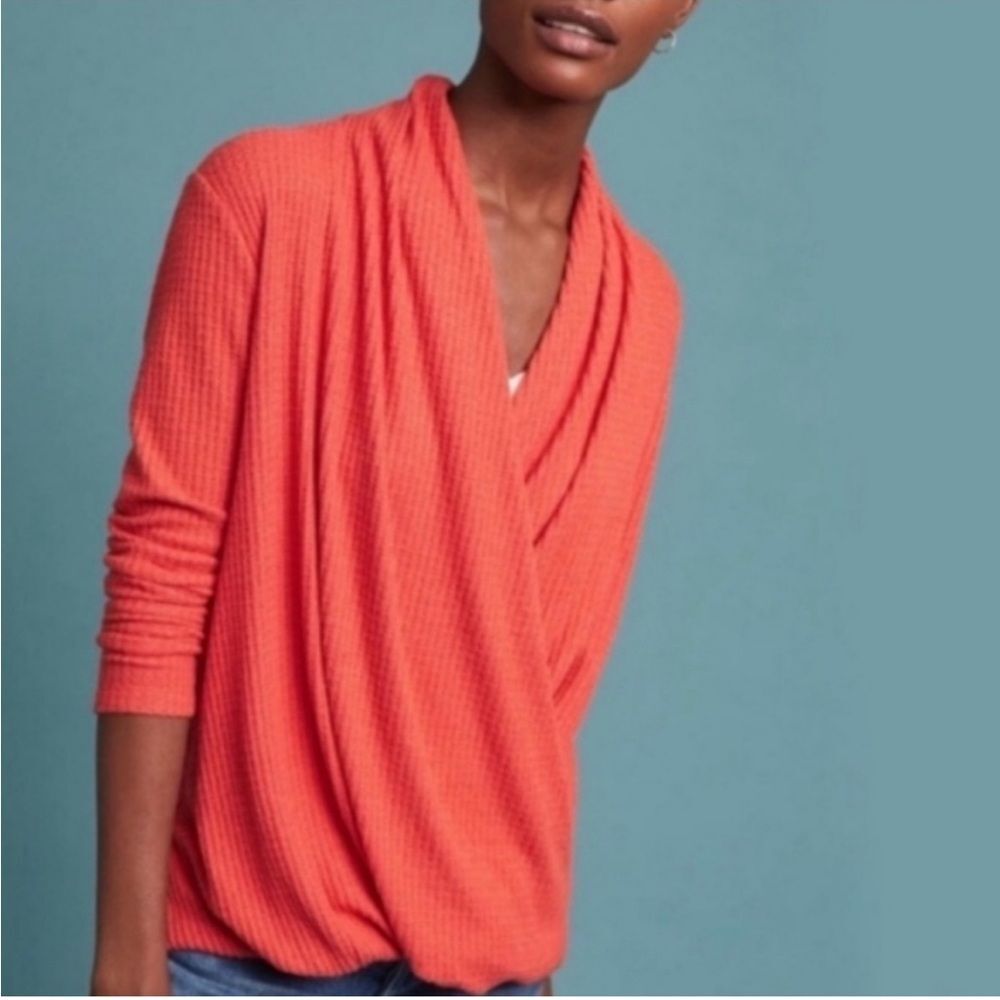 Anthropologie Akemi + Kin Woodruff Kint Wrap Top- Size M